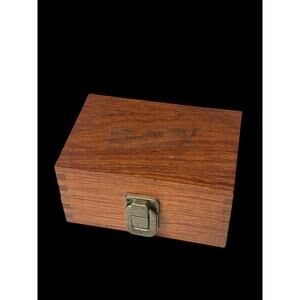 Rare RAW Rolling Papers Wooden Magnetic Divider Stash Storage Box